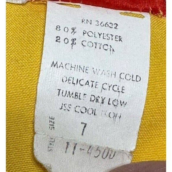 Vintage Jerell of Texas Spring Dress Yellow & White Ladies Size 7 MCM - Picture 7 of 12